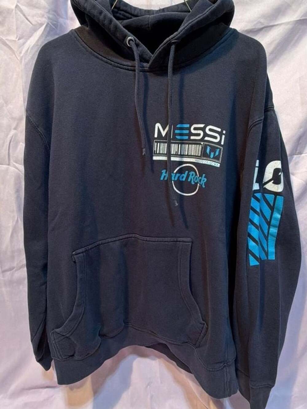 Hard Rock Cafe Messi Live Greatness Navy Hoodie